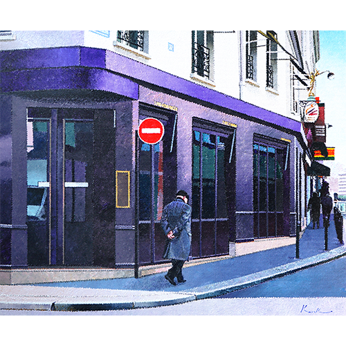 紫の街角