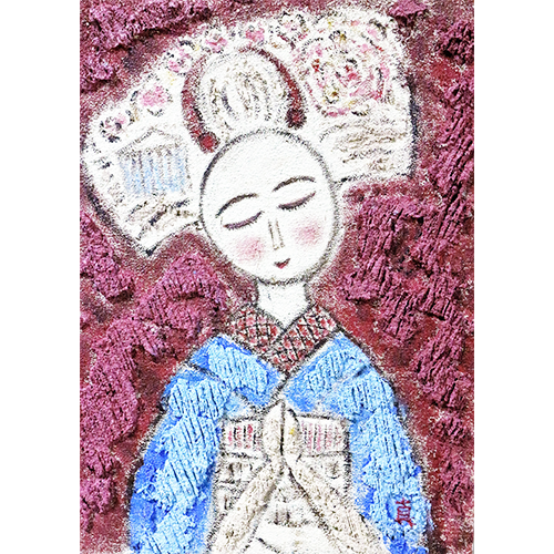 絵画 水墨画 画家 大杉佳石 積もれ (カイセキ)